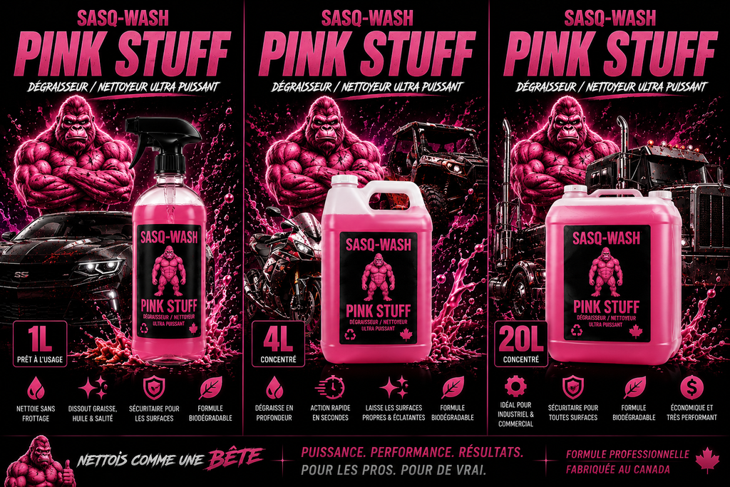 SASO-WASH Pink Stuff – Dégraisseur Nettoyeur Tout Usage Ultra Puissant