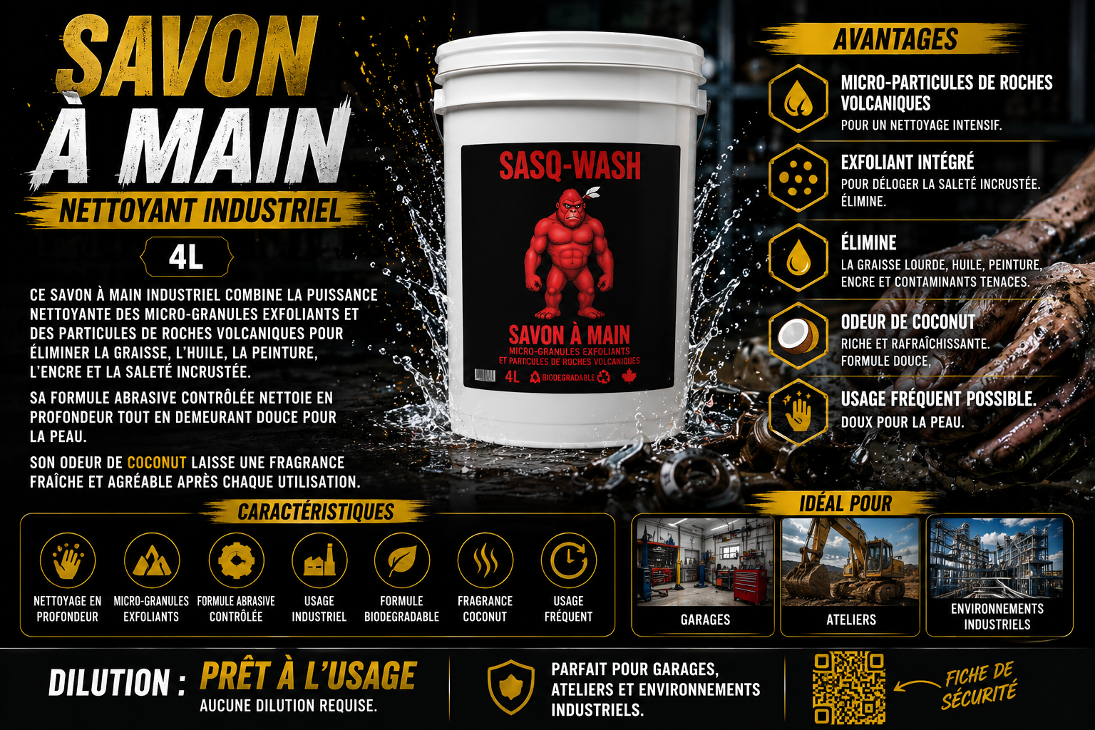 Savon à Main SASO-WASH 4L