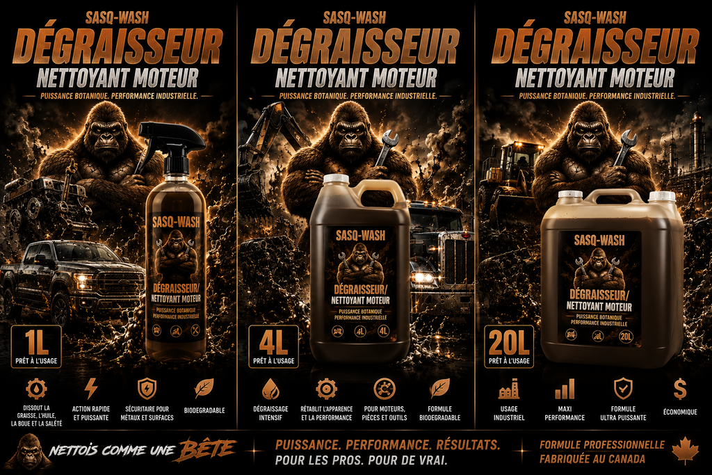 Dégraisseur/Nettoyant Moteur SASQ-WASH